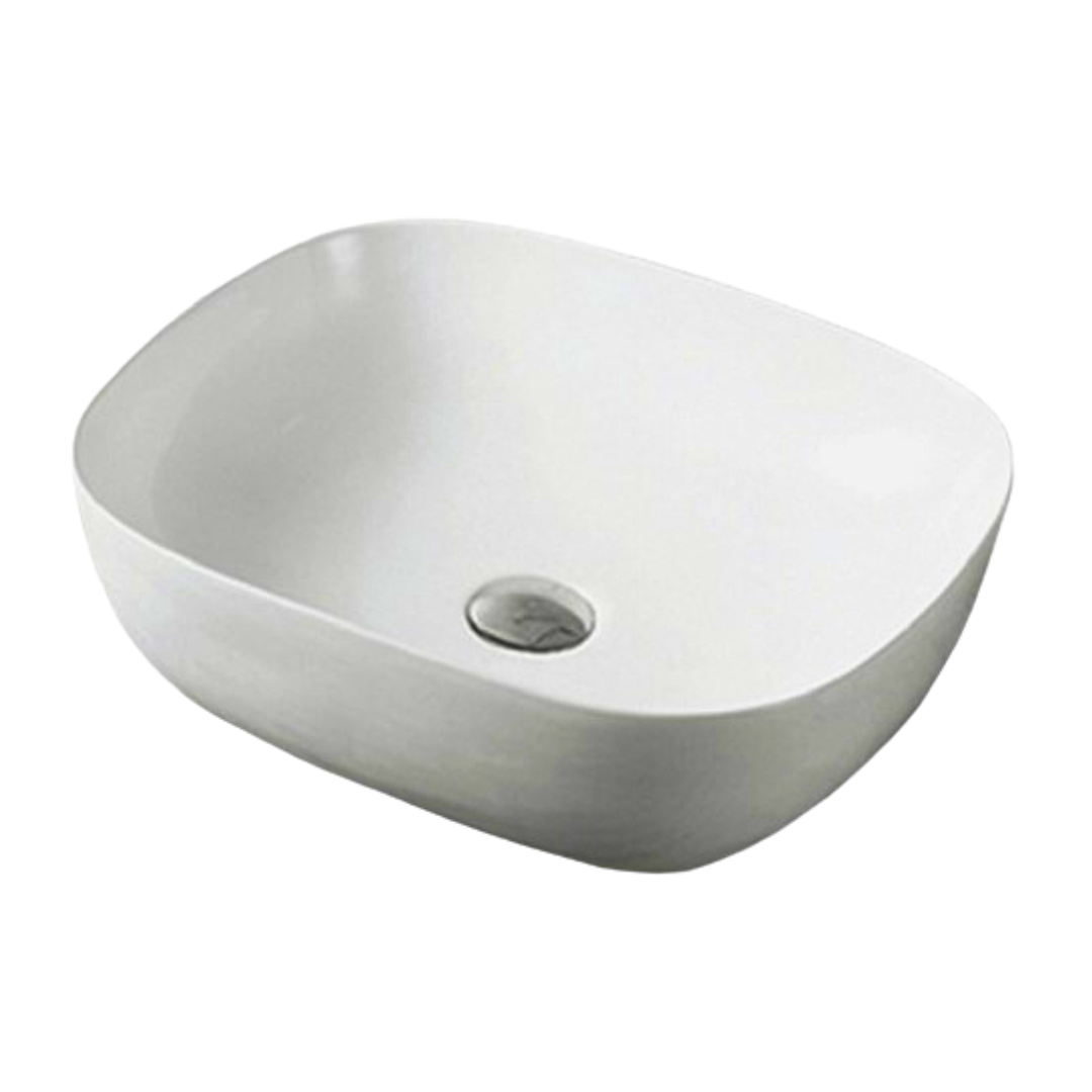 DOCASA Counter Mounting Wash Basin come with single pre-punched tap hole & cap