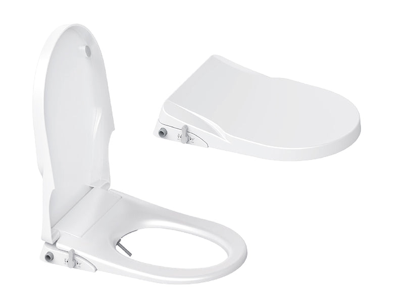 DOCASA Round White Manual Bidet Seat and Cover