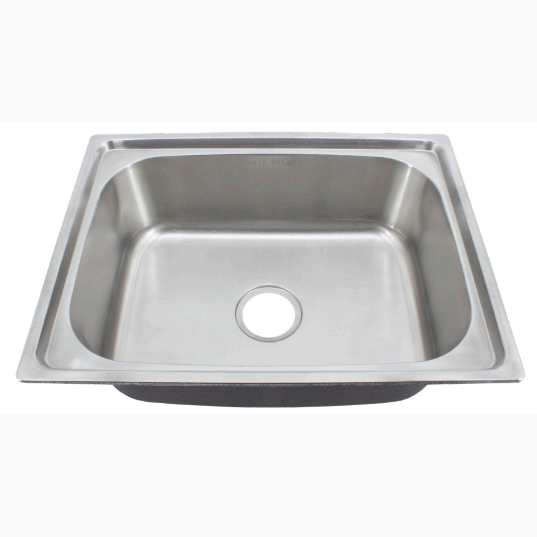 ARTE 600mm Stainless Steel Silver Single Kitchen Sink