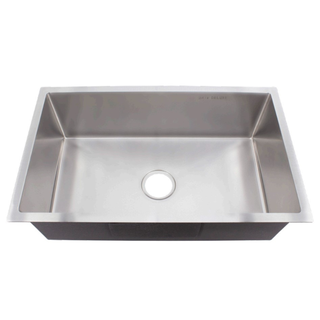 ARTE 750mm Stainless Steel Silver Nano Handmade Sink - Single Bowl